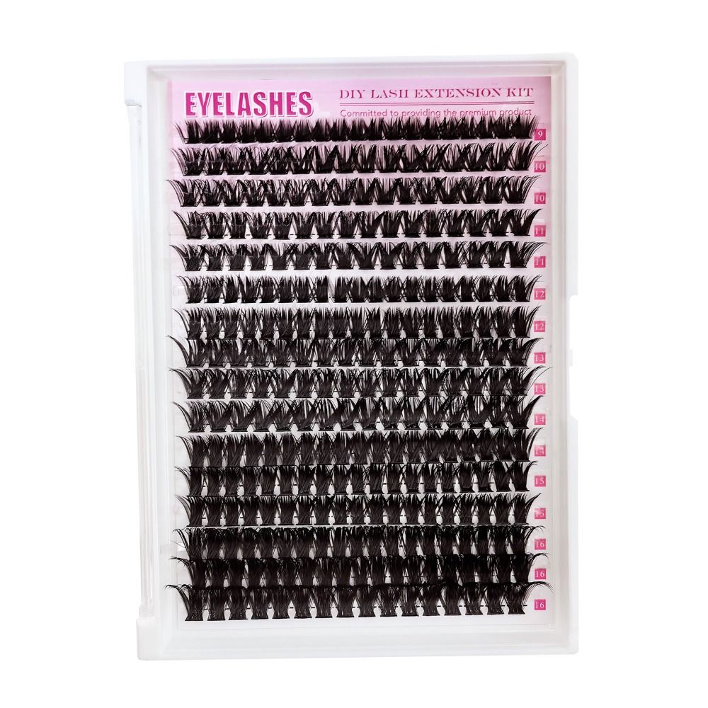 Eyelash Extension Cluster - 내추럴 룩 인조 속눈썹 본드 앤