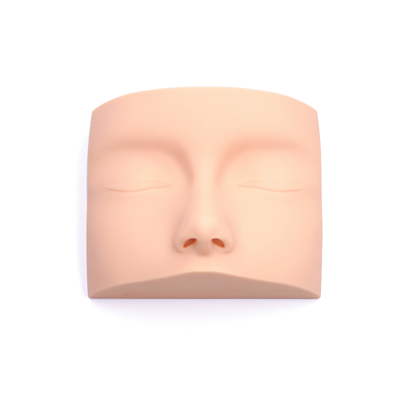 Eyelash Extension Course - 실리콘 얼굴 메이크업 모델, 3D 속눈썹