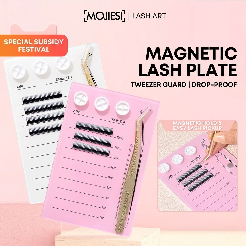 Individual Lash Tray - 마그네틱 속눈썹 연장 팔레트 & 글루