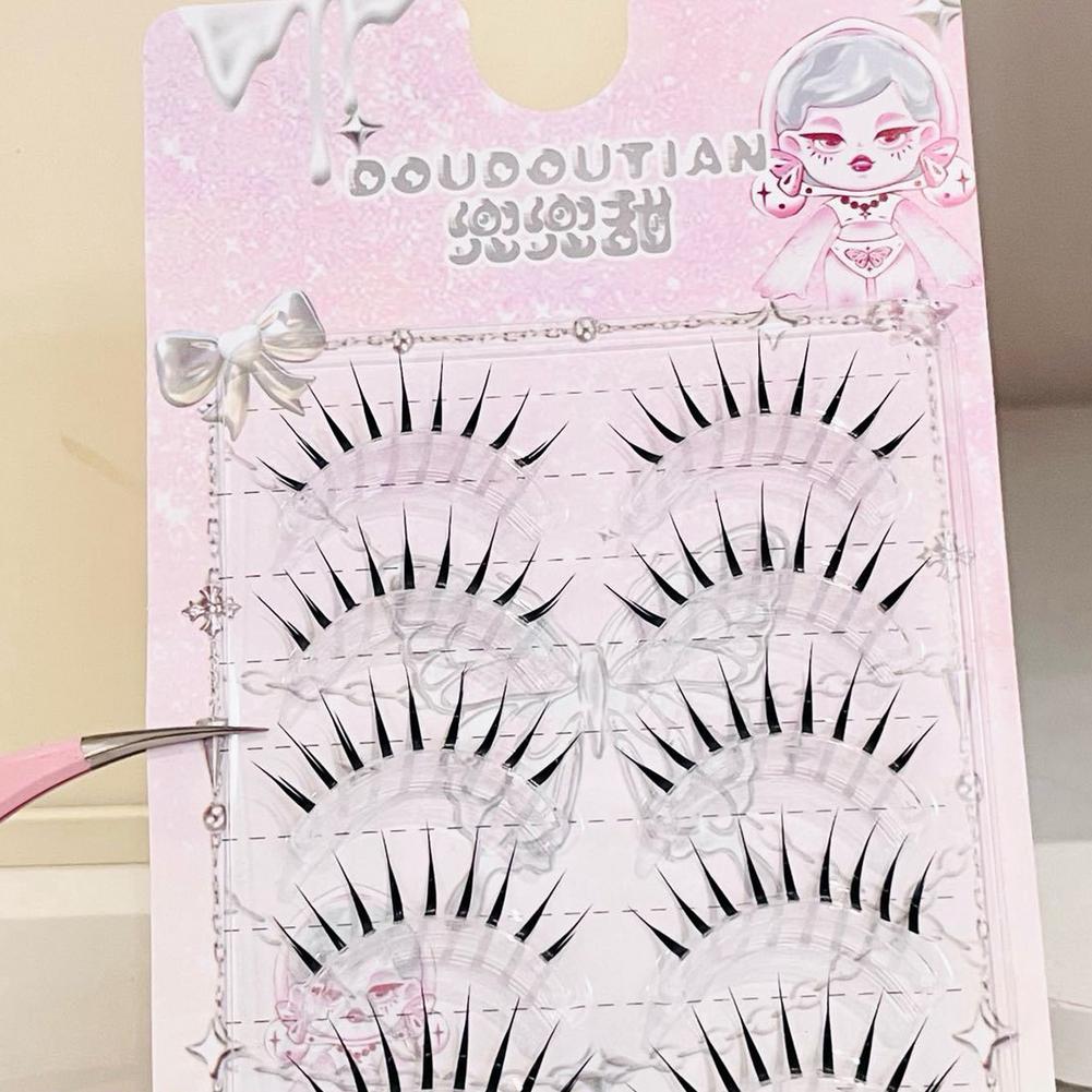 Eyelash Extension Japanese Style - 5 쌍 천연 인조 속눈썹 일본식