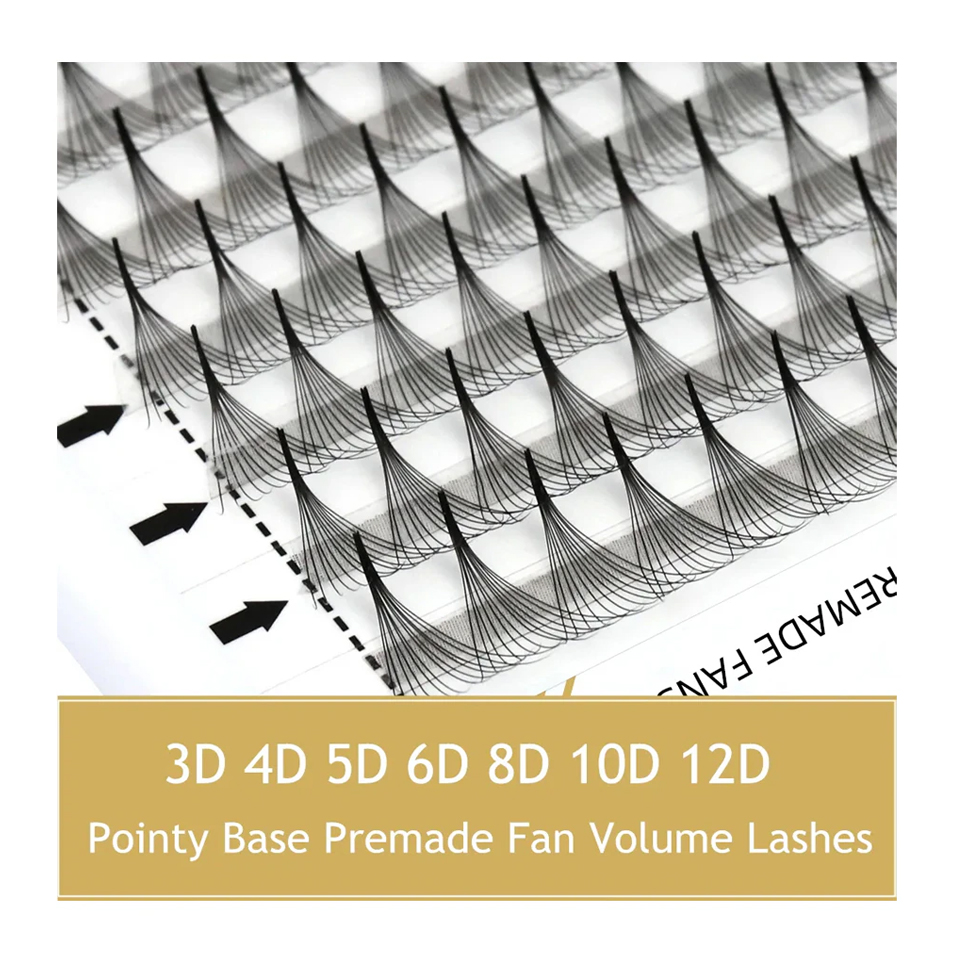 Individual Lash Tray - RUJADE 뾰족한 좁은 베이스 미리 만들어진