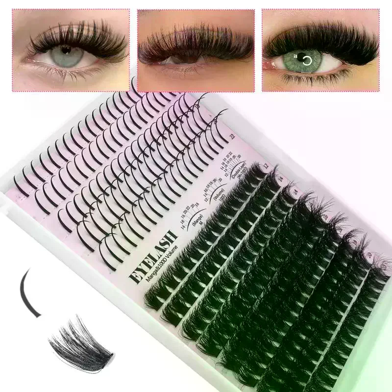 Eyelash Extension Cluster - 래쉬 클러스터 키트 래쉬 스파이크 속눈썹