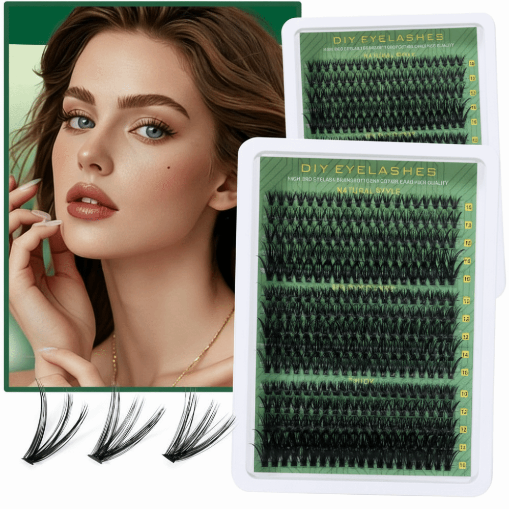 내추럴 룩 인조 속눈썹 본드 앤 씰 클러스터 디자인 D - Eyelash Extension Cluster 리뷰 및 가격