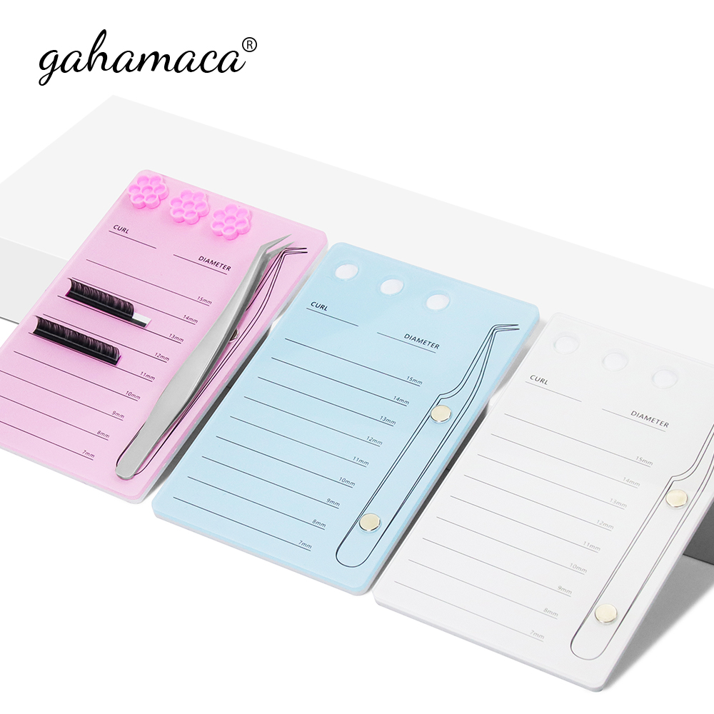 GAHAMACA 개별 속눈썹 태블릿 팔레트, 아크릴 속 - Eyelash Extension Course 리뷰 및 가격