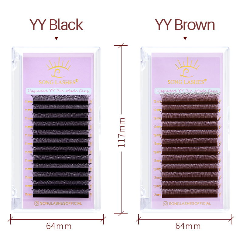 SONG LASHES 새로운 미리 만들어진 팬 YY 모 - Eyelash Extension Yy 리뷰 및 가격