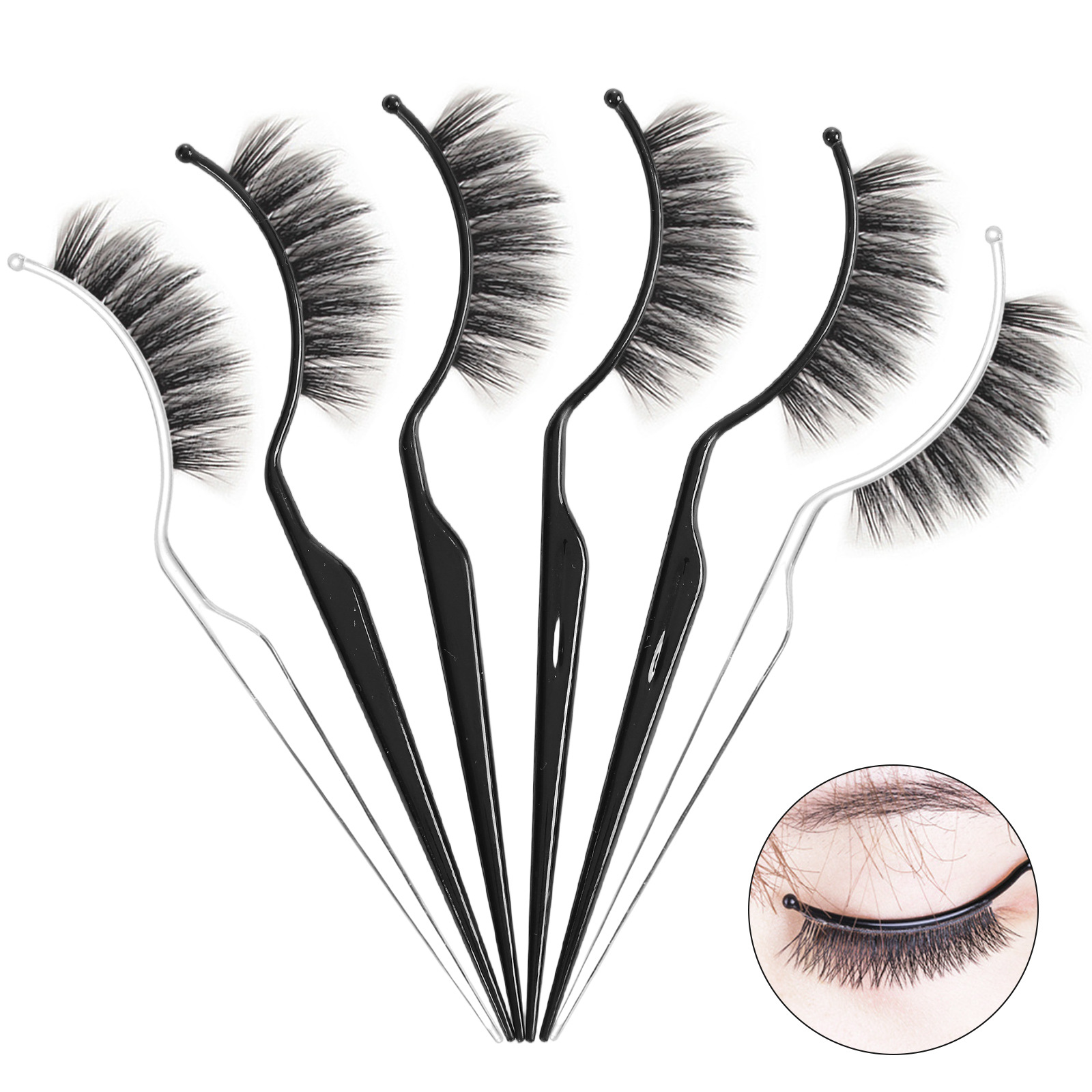 10개입 인조 속눈썹 시험용 착용 장치 속눈썹 스타일  - Eyelash Extension Course 리뷰 및 가격
