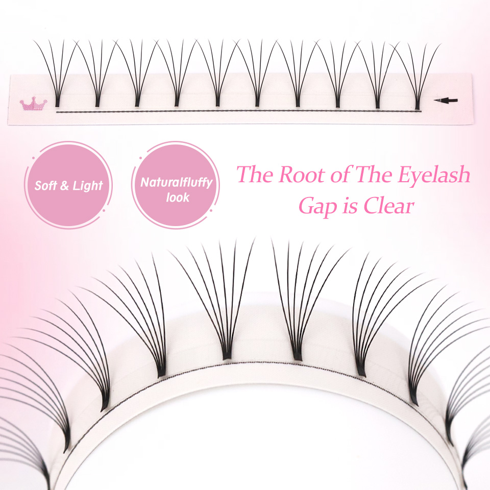 AGUUD 소프트 자연 미리 만들어진 볼륨 팬 짧은 줄 - Individual Lash Tray 리뷰 및 가격
