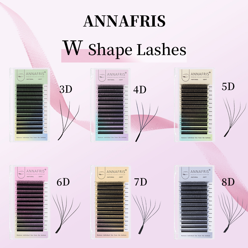 ANNAFRIS Premade 볼륨 팬 W 자형 YY  - Eyelash Extension Human Hair 리뷰 및 가격