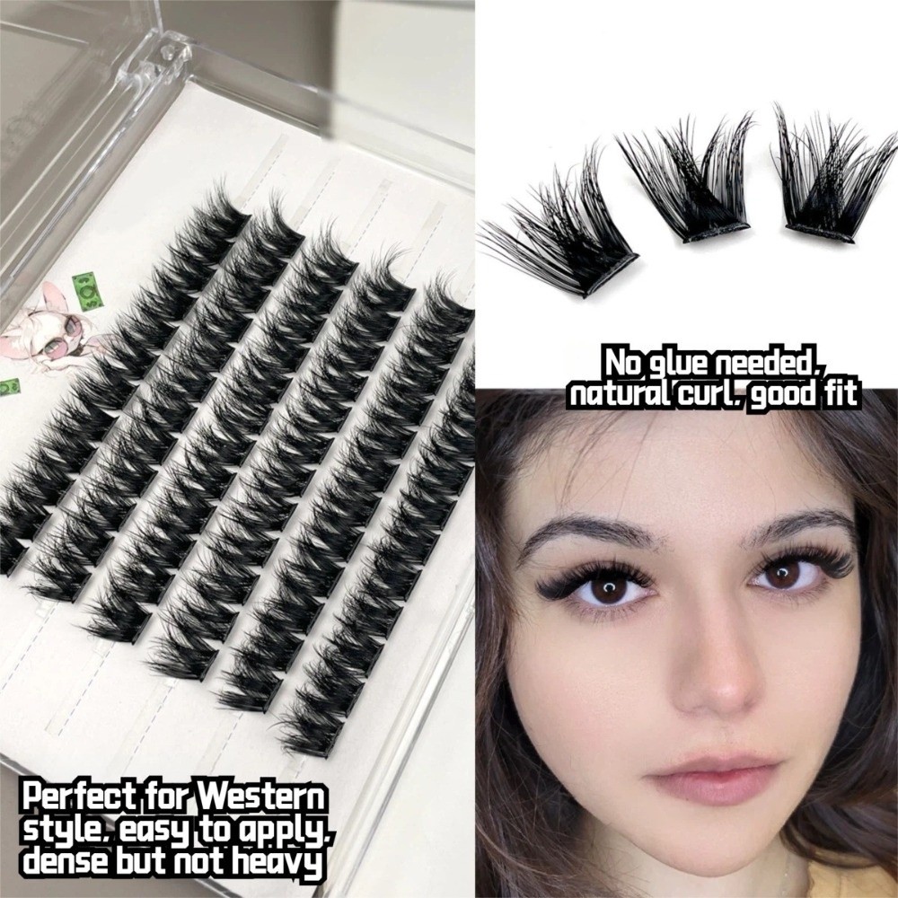 14mm 길이의 가짜 속눈썹 본드 및 씰링 처리된 자연 - Eyelash Extension Cluster 리뷰 및 가격