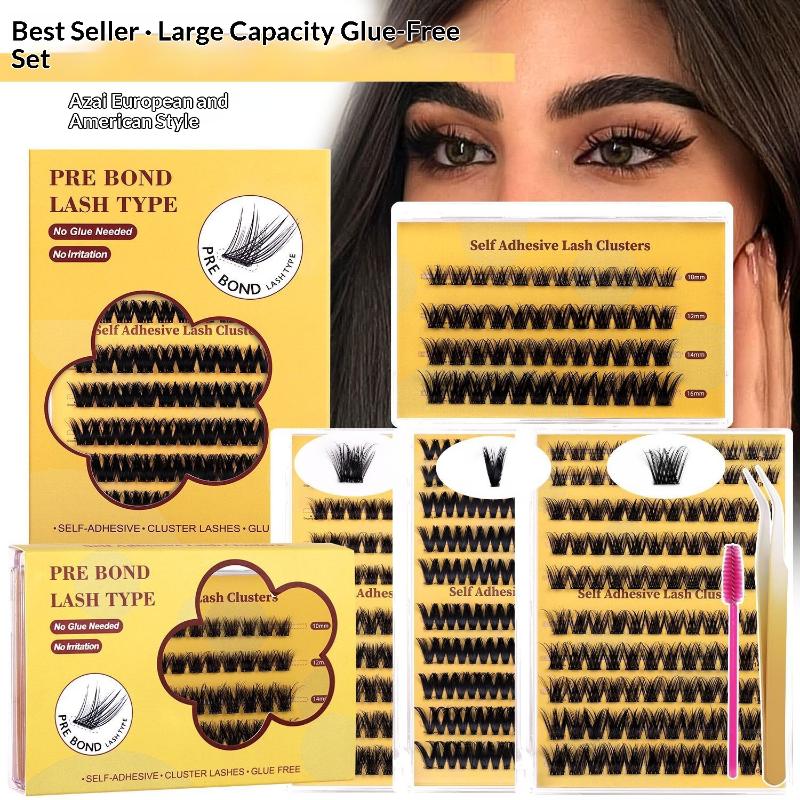 새로운 DIY 속눈썹 연장 키트 글루 프리 개별 속눈썹 - Eyelash Extension Kits 리뷰 및 가격