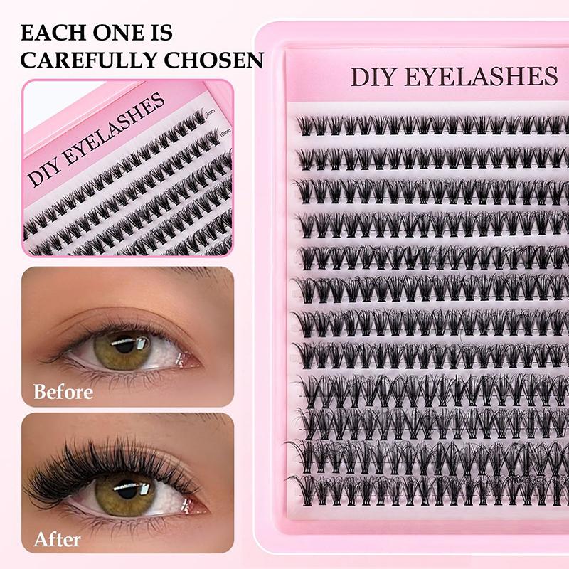 내추럴 클러스터 페더 래쉬 키트 DIY 속눈썹 연장 3 - Eyelash Extension Kits 리뷰 및 가격