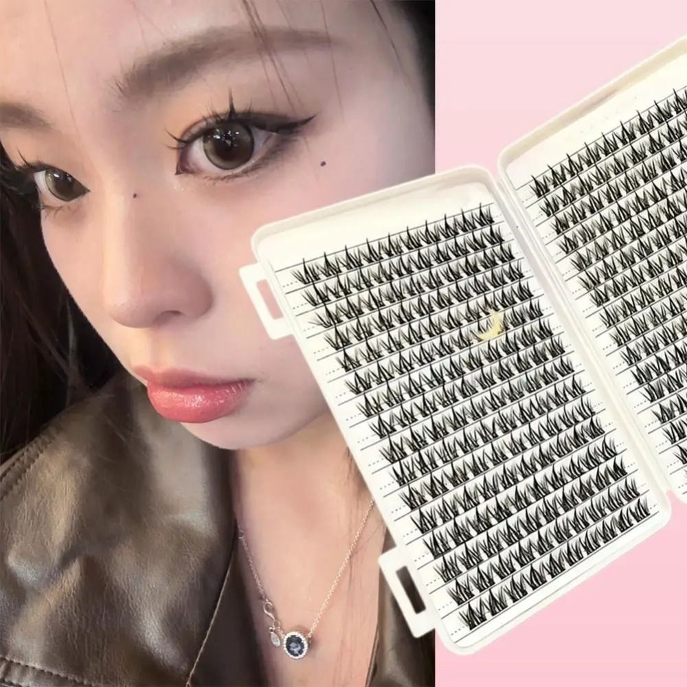 자연스러운 룩의 인조 속눈썹 본드 앤 실 클러스터 디자 - Eyelash Extension Kits 리뷰 및 가격