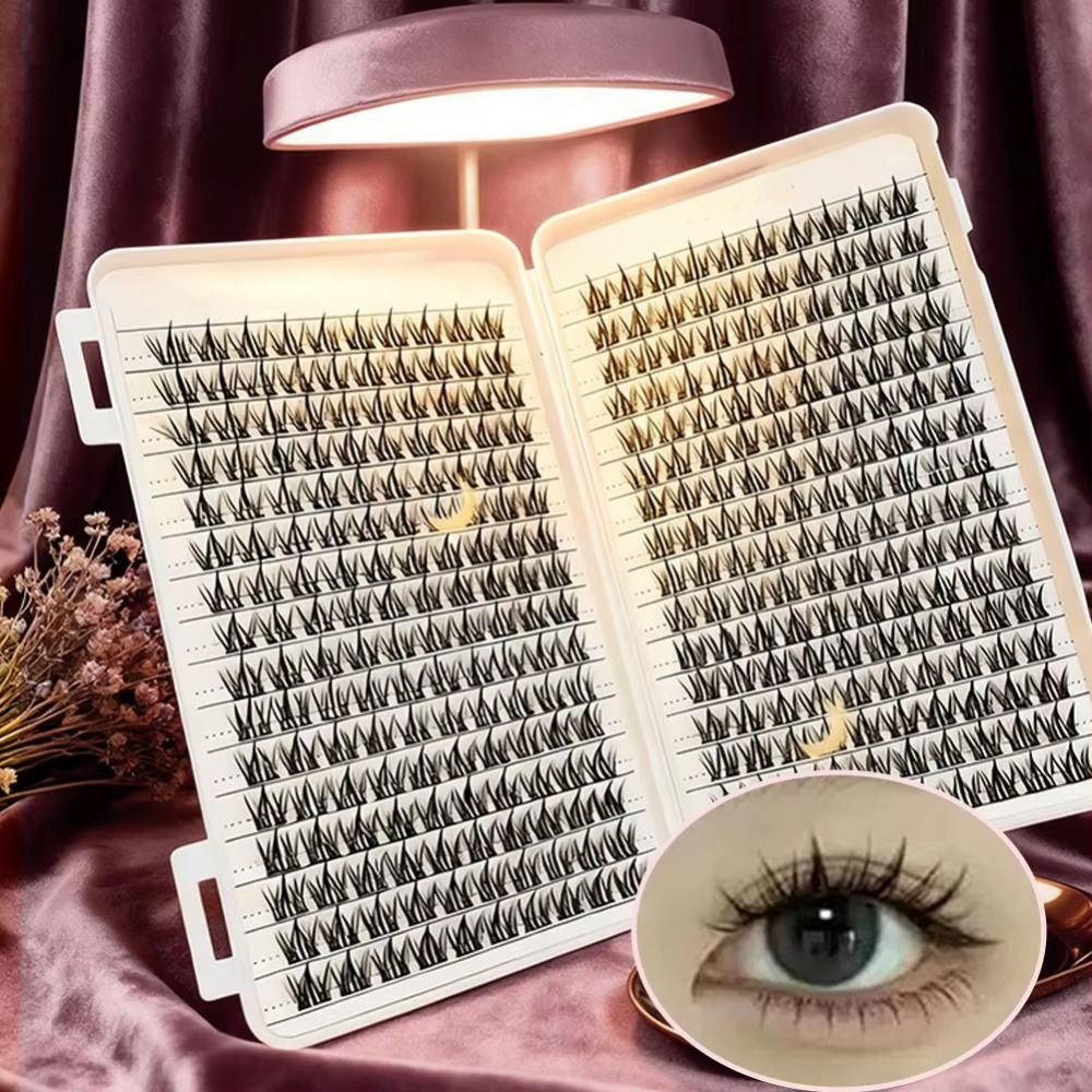 자연스러운 룩의 인조 속눈썹 본드 앤 실 클러스터 디자 - Eyelash Extension Kits 리뷰 및 가격