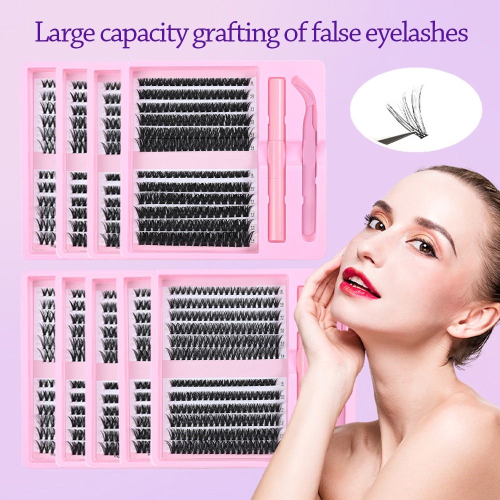 12줄 내추럴 룩 인조 속눈썹 위스피 스타일 본드 앤  - Eyelash Extension Cluster 리뷰 및 가격