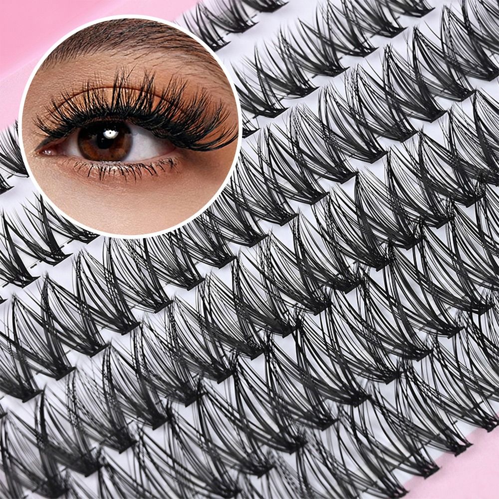 12줄 내추럴 룩 인조 속눈썹 위스피 스타일 본드 앤  - Eyelash Extension Cluster 리뷰 및 가격