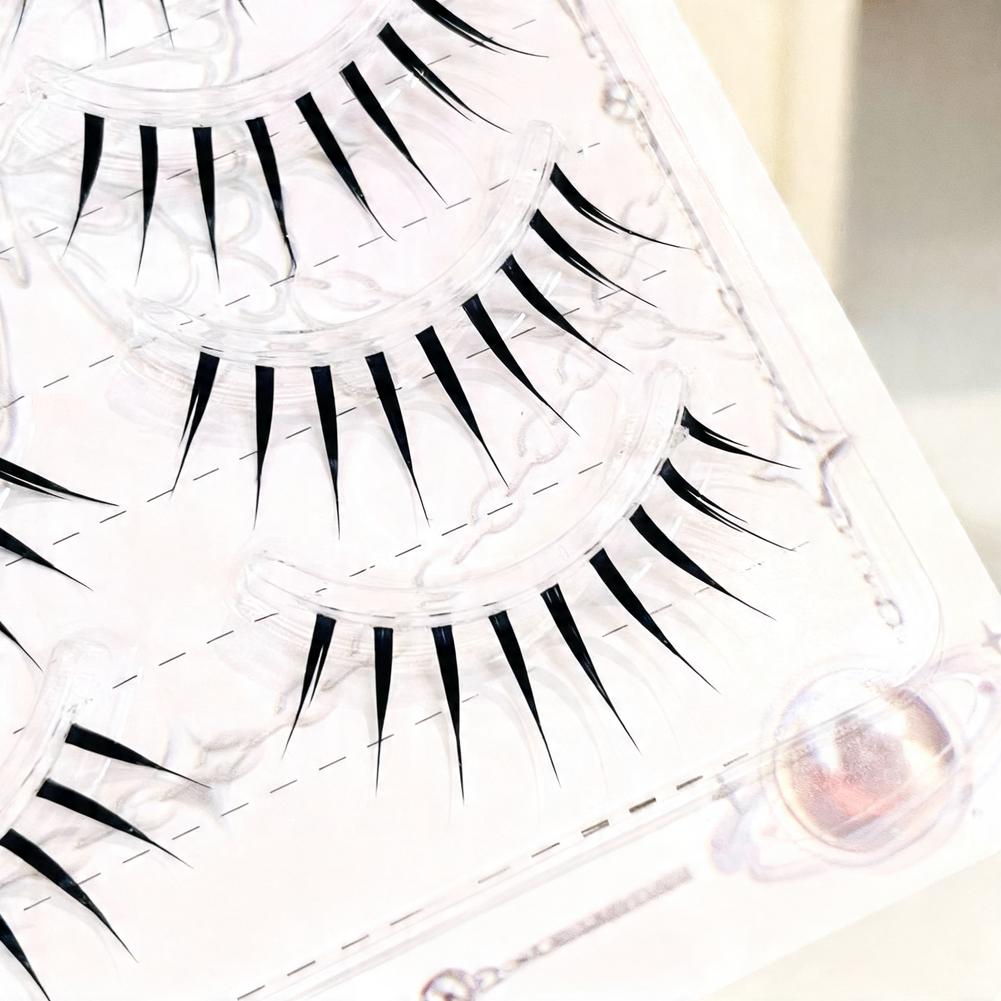 5 쌍 천연 인조 속눈썹 일본식 투명 밴드 짧은 얇은  - Eyelash Extension Japanese Style 리뷰 및 가격