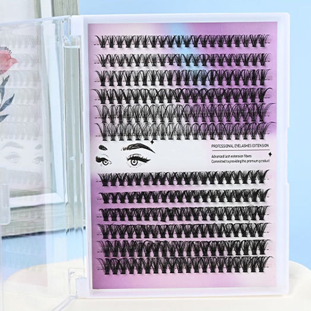내추럴 룩 인조 속눈썹 본드 앤 씰 클러스터 디자인 D - Eyelash Extension Cluster 리뷰 및 가격