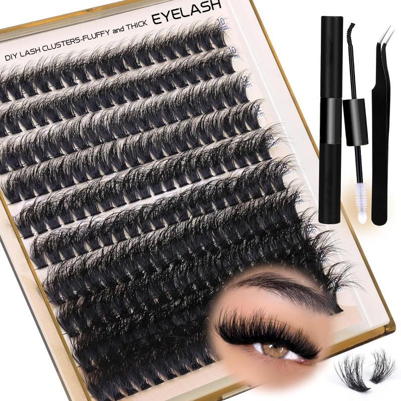 새로운 풍성하고 두꺼운 속눈썹 클러스터 DIY 속눈썹  - Eyelash Extension Cluster 리뷰 및 가격