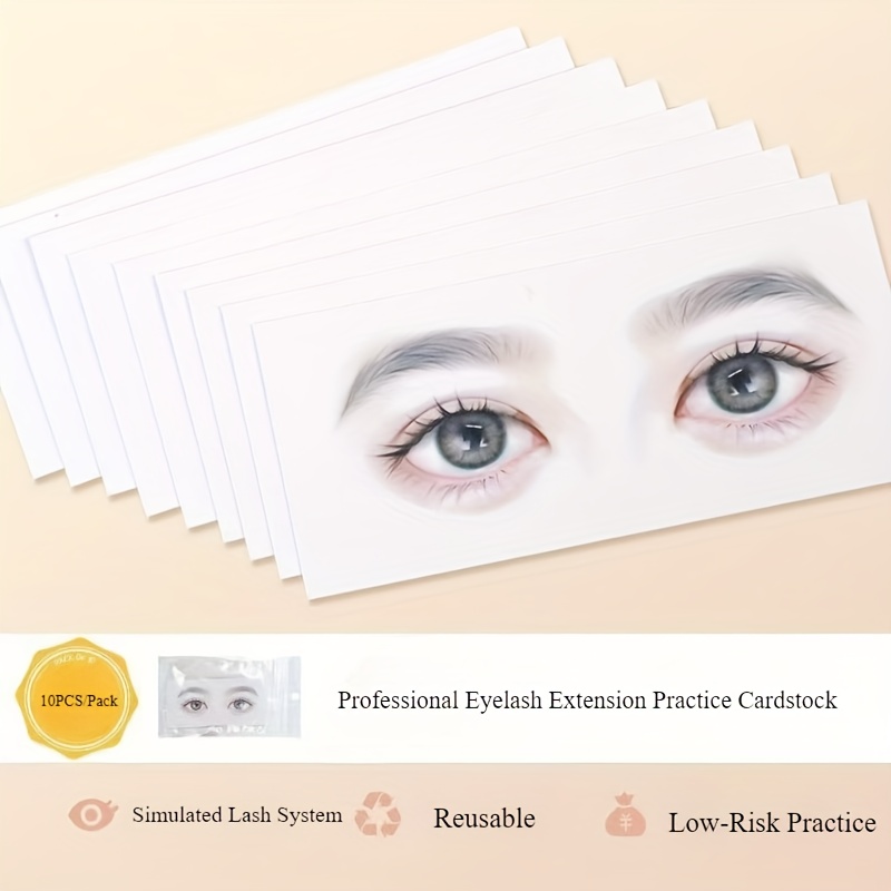 초보자를 위한 재사용 가능한 속눈썹 매핑 카드 - 속눈 - Eyelash Extension Course 리뷰 및 가격