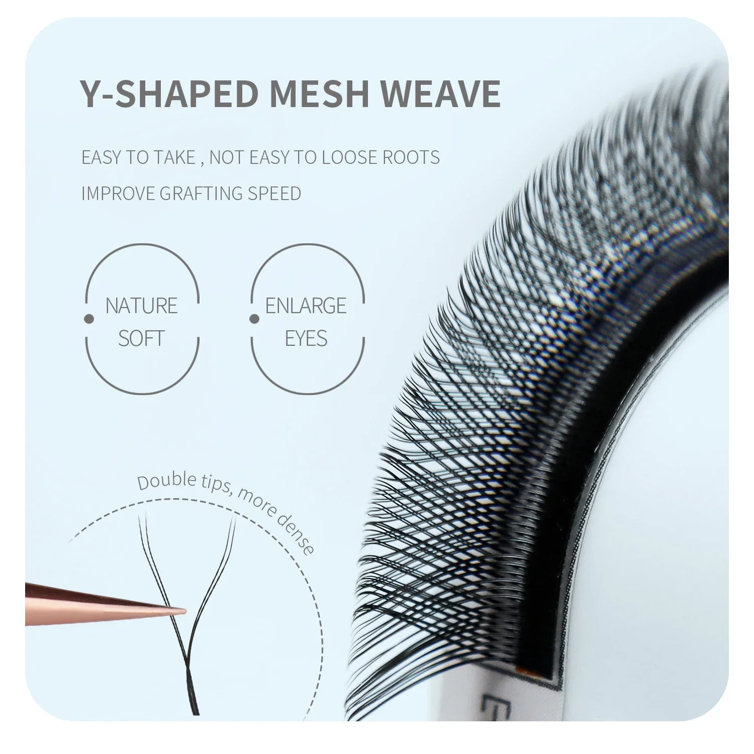 ANNAFRIS 브라운 W 모양 속눈썹 연장 2D 3D - Eyelash Extension Yy 리뷰 및 가격