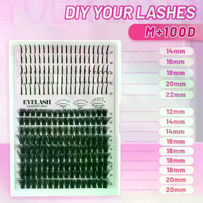 래쉬 클러스터 키트 래쉬 스파이크 속눈썹 클러스터 볼륨 - Eyelash Extension Cluster 리뷰 및 가격