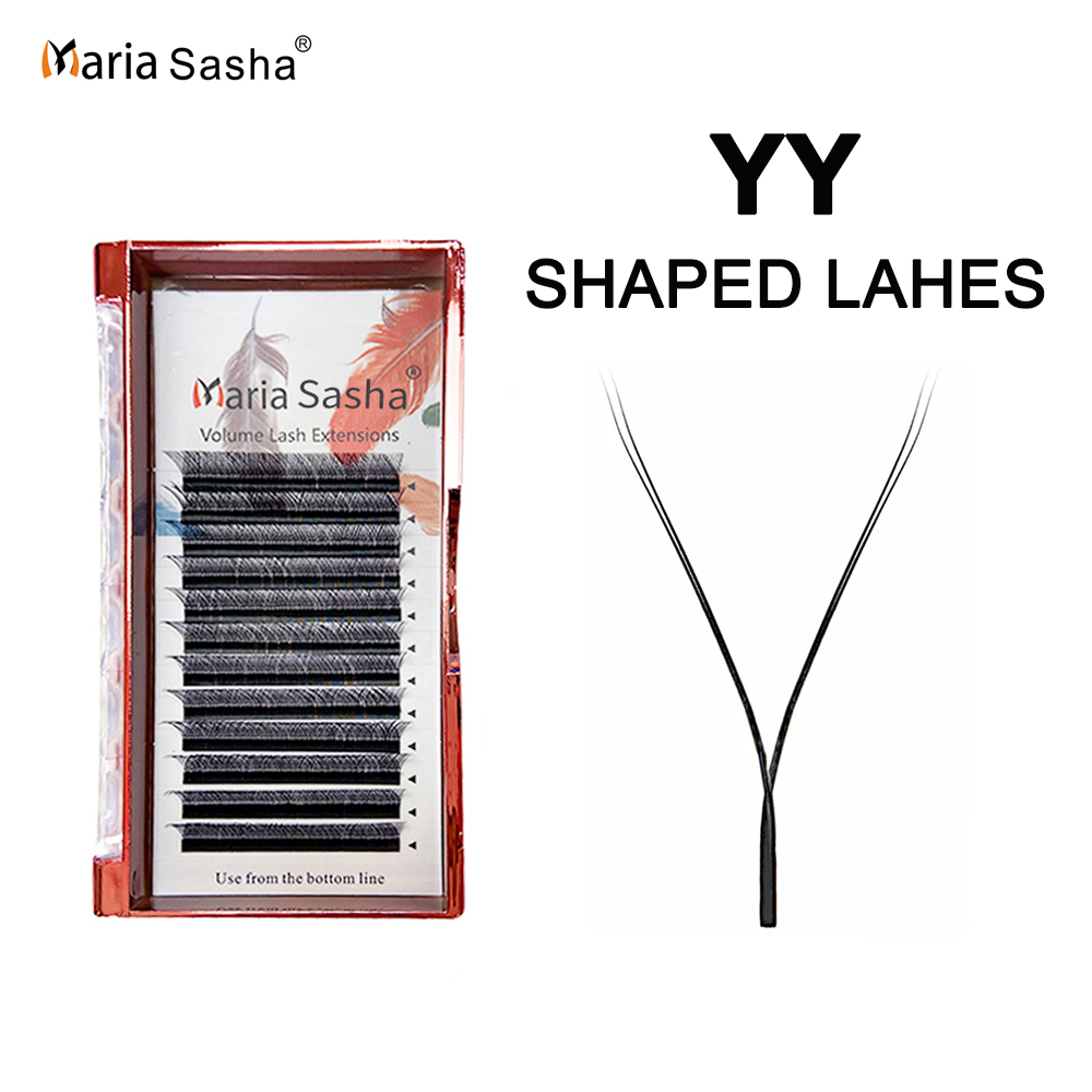 MARIA YY 모양의 속눈썹 클러스터 뷰티 0.07  - Eyelash Extension Yy 리뷰 및 가격