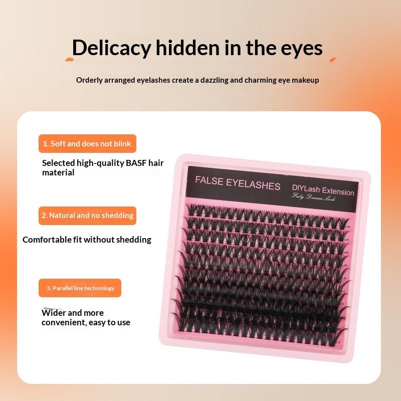 새로운 10줄 140개 클러스터 풍성하고 두꺼운 속눈썹 - Eyelash Extension Cluster 리뷰 및 가격