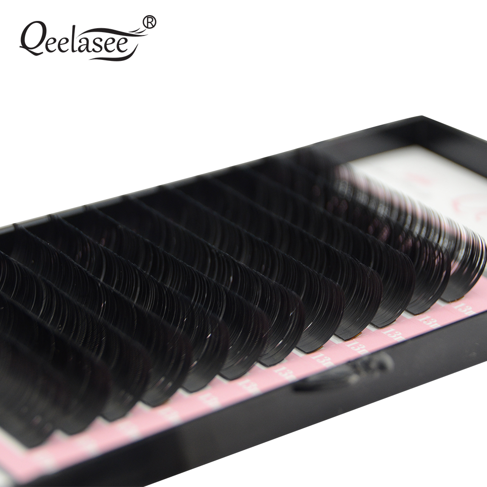 Qeelasee-인조 밍크 개별 속눈썹 연장 실, 전문 - Eyelash Extension Human Hair 리뷰 및 가격