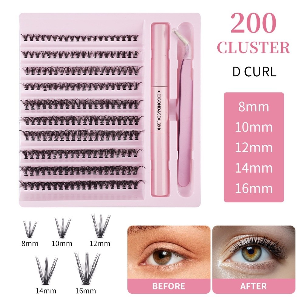 고품질 본드 및 실드 인조 속눈썹, 자연스러운 느낌의  - Eyelash Extension Cluster 리뷰 및 가격