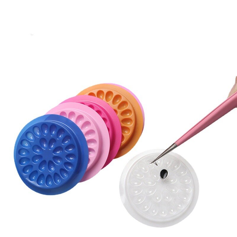 100pcs 속눈썹 접착제 홀더 속눈썹 연장 용품 접착 - Individual Lash Tray 리뷰 및 가격