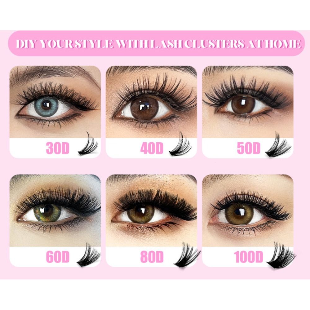 9-16mm 길이 인조 속눈썹 3D 볼륨 내추럴 룩 D - Eyelash Extension Kits 리뷰 및 가격