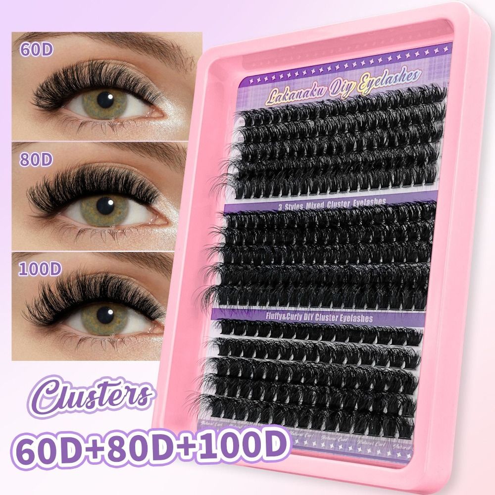 9-16mm 길이 인조 속눈썹 3D 볼륨 내추럴 룩 D - Eyelash Extension Kits 리뷰 및 가격