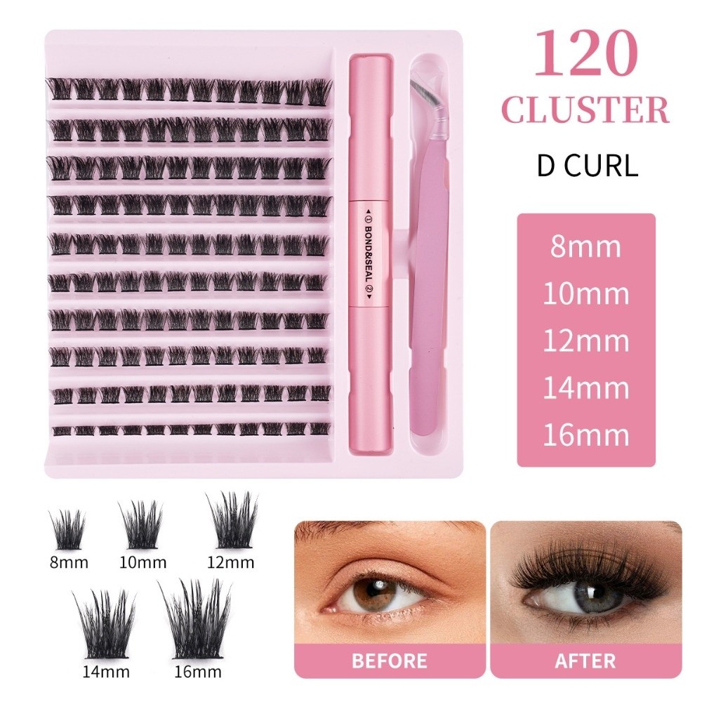 고품질 본드 및 실드 인조 속눈썹 자연스러운 느낌 클러 - Eyelash Extension Cluster 리뷰 및 가격