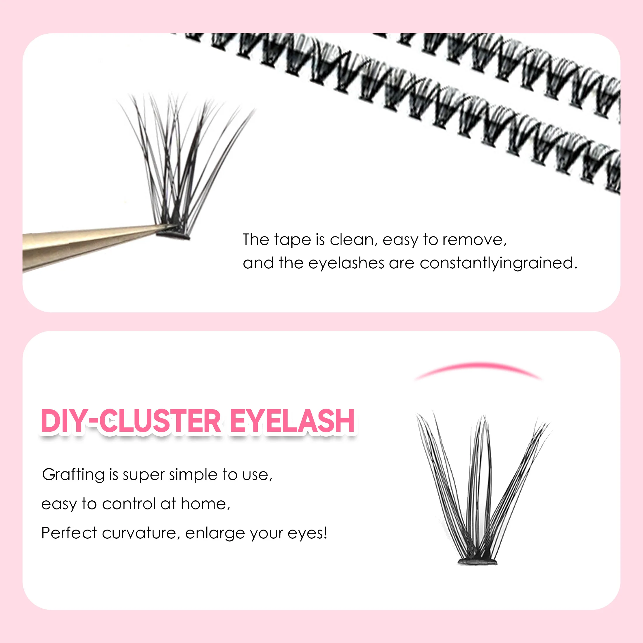 DIY 속눈썹 익스텐션 키트, 클러스터 속눈썹 본드 및 - Eyelash Extension Course 리뷰 및 가격