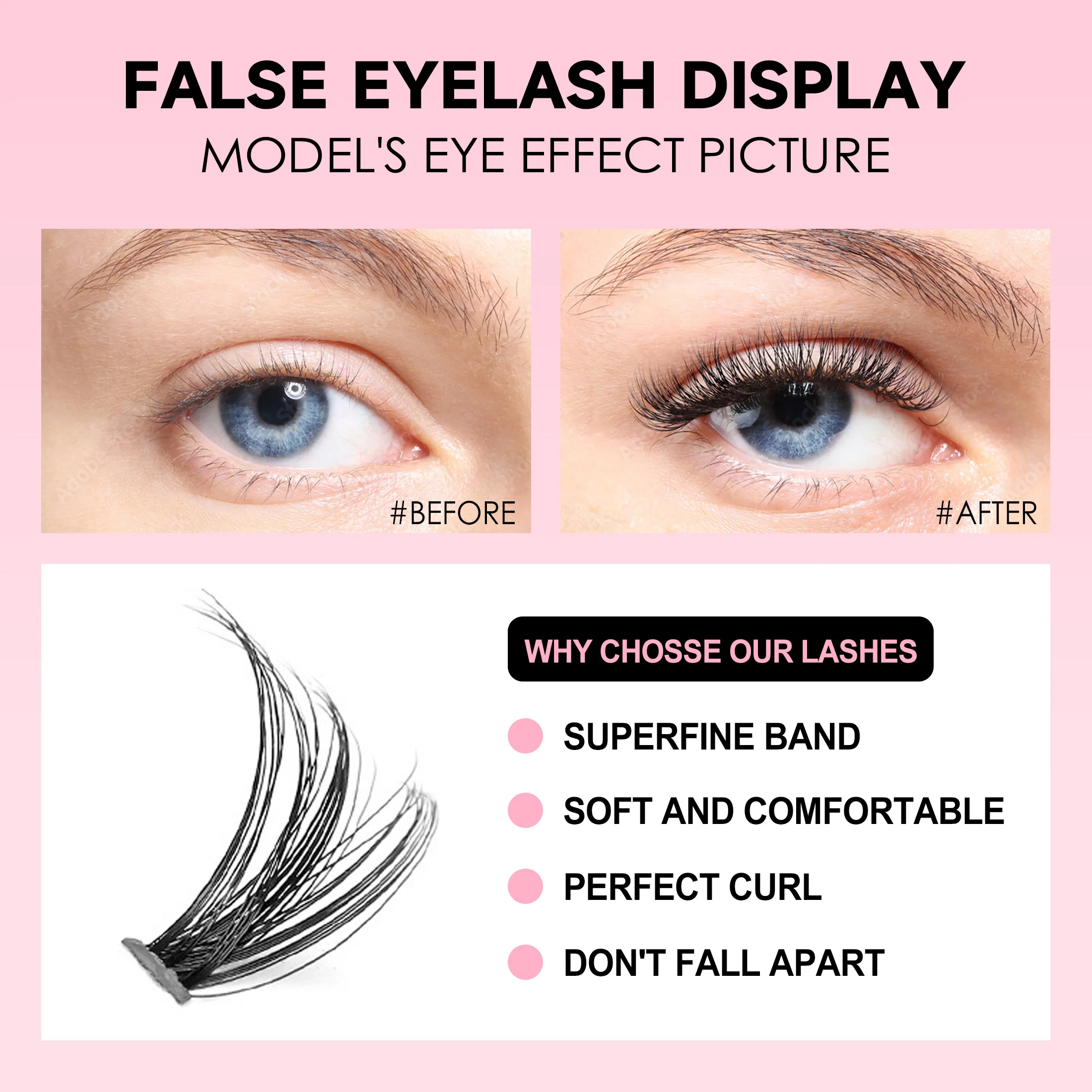 DIY 속눈썹 익스텐션 키트, 클러스터 속눈썹 본드 및 - Eyelash Extension Course 리뷰 및 가격