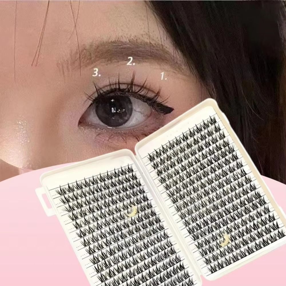내추럴 룩 인조 속눈썹 위스피 스타일 클러스터 디자인  - Eyelash Extension Kits 리뷰 및 가격